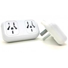 Adaptador toma doble 