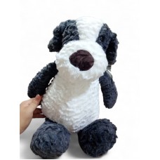 Peluche perro negro