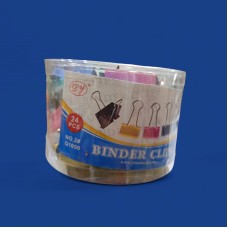 Ganchos de colores x24 pcs grandes 